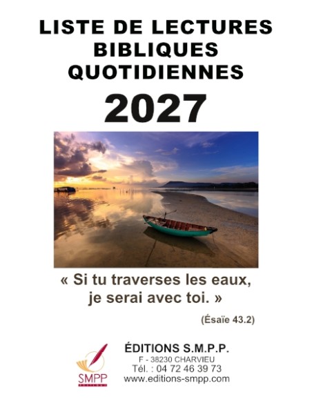Liste de lectures bibliques 2027