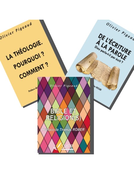 Pack des 3 ouvrages d'Olivier PIGEAUD