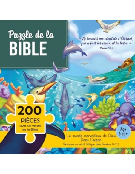 Puzzle - Le monde merveilleux de Dieu dans l'océan