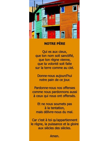Signet maison colorée
