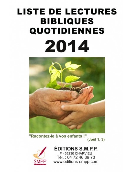 Liste de lectures bibliques 2014