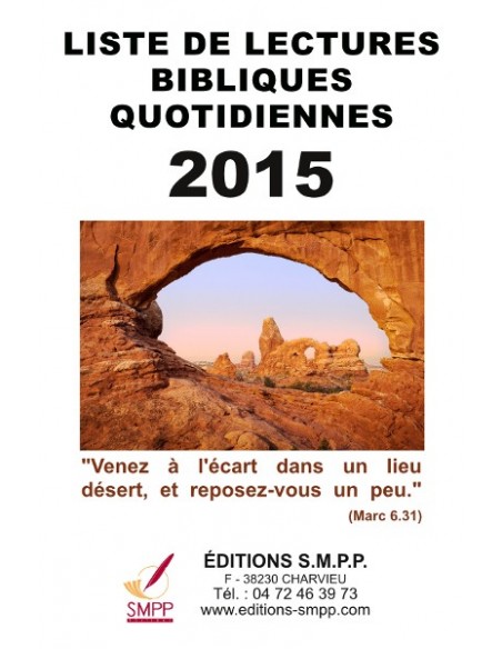 Liste de lectures bibliques 2015