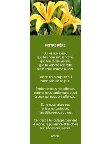 Signet - Lys jaune (réf.0200)