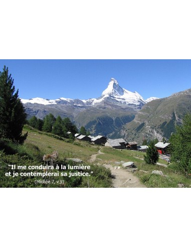 Carte postale - alpage