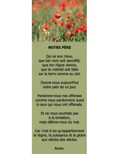 Signet champ de coquelicots
