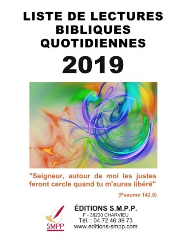Liste de lectures bibliques 2019
